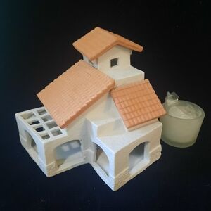 Mediterranean Tea Light House by Kirby Mears for Faroy, Inc 1986